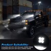 3 Inch LED Ditch Lights for 2015-2019 Silverado Sierra 2500HD