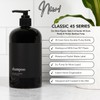 Heartland Lettering Manhattan Collection, Black Shower Dispenser Bottles with Glossy