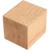 ZEONHAK 4 Pack 3 Inches Wood Bed Risers, Natural Wood