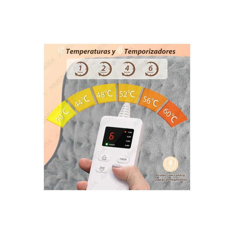 Almohadilla Térmica Eléctrica Calefaccion Colico Menstruales