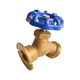 HYDRO MASTER Brass Garden Valve 1/2" FNPT x 3/4" MNH Fit Most Garden Hoses