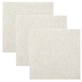 Qianyu Felt Furniture Pads for Hardwood Floors 0.86" Round Self Adhesive Premium Floor Protector Chair Felts for Feet Wood Floor Protect Hardwood Floors from Scratches 147 Count Beige