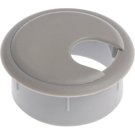 The Hillman Group 59340 Grey Grommet with Cap, 2-1/2-Inch, 2-Pack