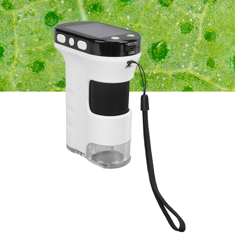 Handheld Digital Microscope 1000x Magnification Adjustable LED Light 2.4inch Screen