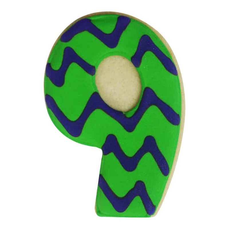 R&M International 8109 Number 9 Cookie Cutter, 3" Carded