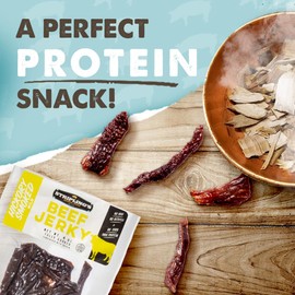 Stripling's Hickory Smoked Beef Jerky - Family Owned Premium Beef Jerky Snack Packs - Tender Carnivore Snacks Made in the USA, Beef Jerky Gifts for Men - High-Protein Snack Ideal for Jerky Lovers
