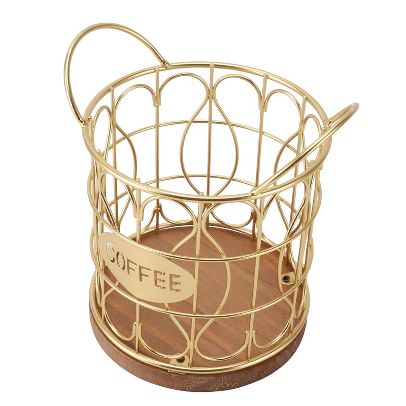 Coffee Pod Holder, K Cup Organizer Round Coffee Pod Basket