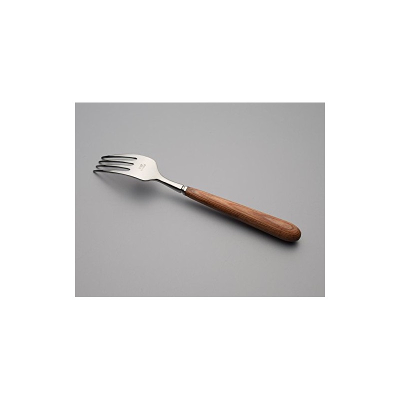 ALFACT Alsace Dinner Fork, Wooden Handle, Made in Japan, Tsubame