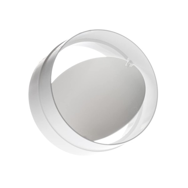 100mm / 4 Inch Duct Connector with Backdraft Damper -