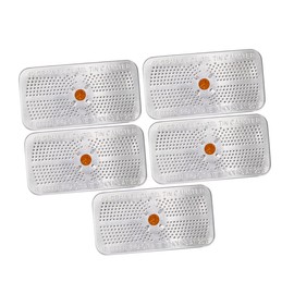 Mobestech 5 x Desiccant Eva Dry Canister Packs Silica Packs for Moisture Silica for Plants Dehumidifier Made of Metal Packages Gel Moisturising Aluminium Box