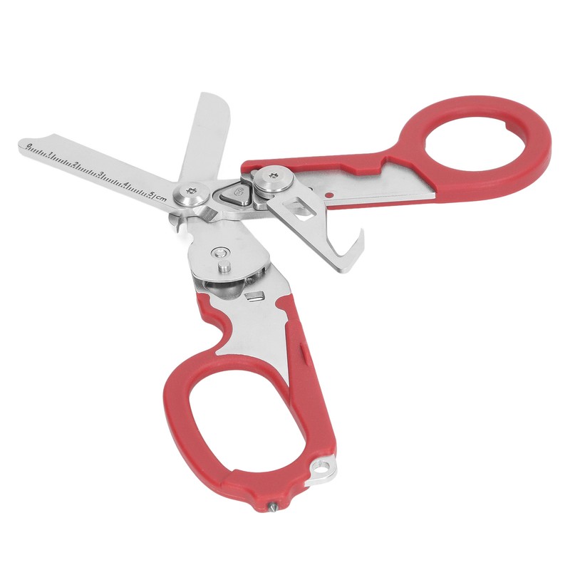 Folding Scissors Stainless Steel Clear Scale Wind Breaker Cutter Wrench
