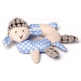 Inware Sweety Sheep Cream / Blue, dog blanket, rattle, baby shoes, baby bib