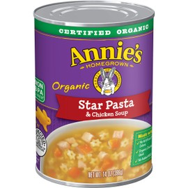 Annie’s Organic Star Pasta & Chicken Canned Soup, Ready To Serve, 14 oz