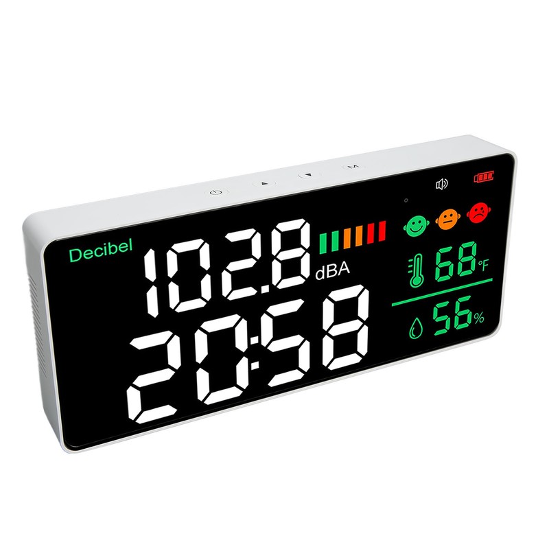 Decibel Meter 30 To 130db Wall Mounted Sound Level Reader