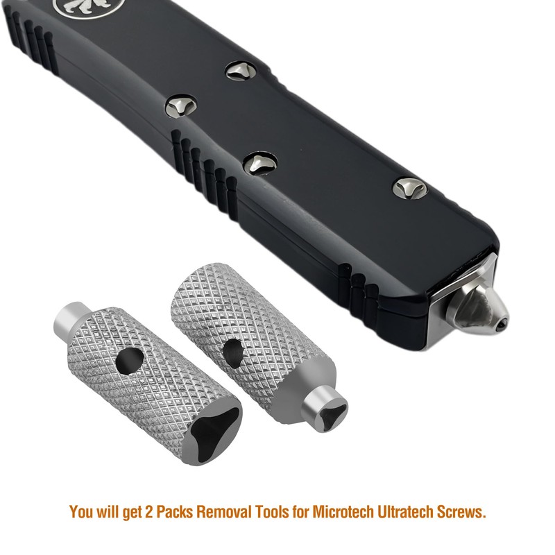2Pcs Removal Tools for Microtech Ultratech Screws, Manual Making Cutter