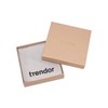 trendor Cross Pendant with Chain Gold on Silver for Men