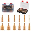 MORESUPERHARD Diamond Core Drill Bits Set 12Pcs,Vacuum Brazed Diamond Hole