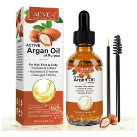 Aceite De Argán Activo De Marruecos Para Pelo Cara Cuerpo