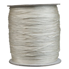 Missouri River Shawl Fringe Spool - 1800 ft Ecru Nylon Fringe - Ceremonial Occasion