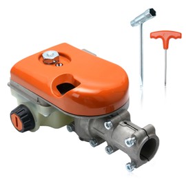 Atunee Gear Head Pole Saw Gearbox for Stihl HT73 HT75 HT100 HT130 HT131 HT250 KM90 KM110 KM130 FS85, 3/8-6T Pruner Pole Saw Tree Cutter Replaces 4182 200 0070, 4138 205 0008