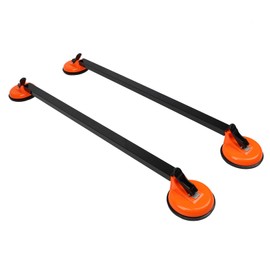 2Pcs Suction Cup Car Roof Rack, 36.22 Inch Car Roof Rack Cross Bars Rooftop Cargo Luggage Carrier Universal for Vehicles