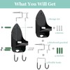 Ironing Board Hanger Wall Mount Electric Iron Holder Iron and