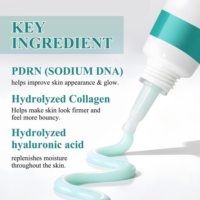 2 Pcs 100+ PDRN Hyaluronic Acid Cream,Lightweight Non-greasy PDRN Cream,Skin