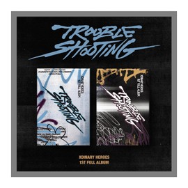 Xdinary Herores TROUBLESHOOTING 1st Full Album Contents+Photocard+Sticker+Tracking Sealed XH (Standard Purple Vesrion)