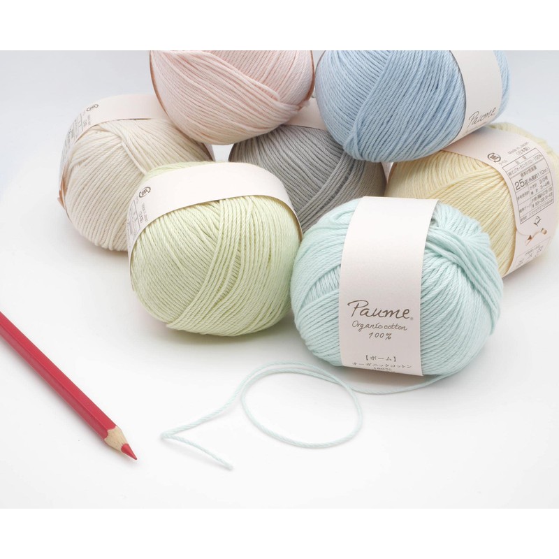 Hamanaka Hand Knitting Yarn, Pom Baby Color Crochet, Approx. 0.9