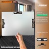 Aluminum 11x17 Clipboard A3 Metal Stainless Hangable Clipboards with 3