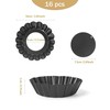 Axigundaone 16 Pcs 4 Inch Mini Pie Tart Pans with