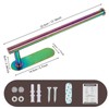 Paper Towel Holder Under Cabinet, Self-Adhesive or Drilling Rainbow Paper