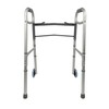 iLIVING ILG-670 Adjustable Height 2-Button Foldable Rolling Walker with Front