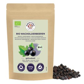 Munchilycious Juniper Berries Whole Organic 1 kg Organic Dried Juniper Berries, Whole Juniper Berries, Juniper Berries Dried by Natus, Vegan, Gluten-Free