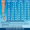 ABSOLUTE SUPPORT Compression Hose For Women and Men, 20-30mmHg, A203SW