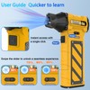 Electric Air Duster-Compressed Air Duster,60mph Wind Stepless Speed Canned Air