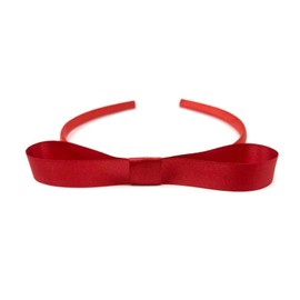 Matilda Style Headband Red Bow Hairband Alice Band