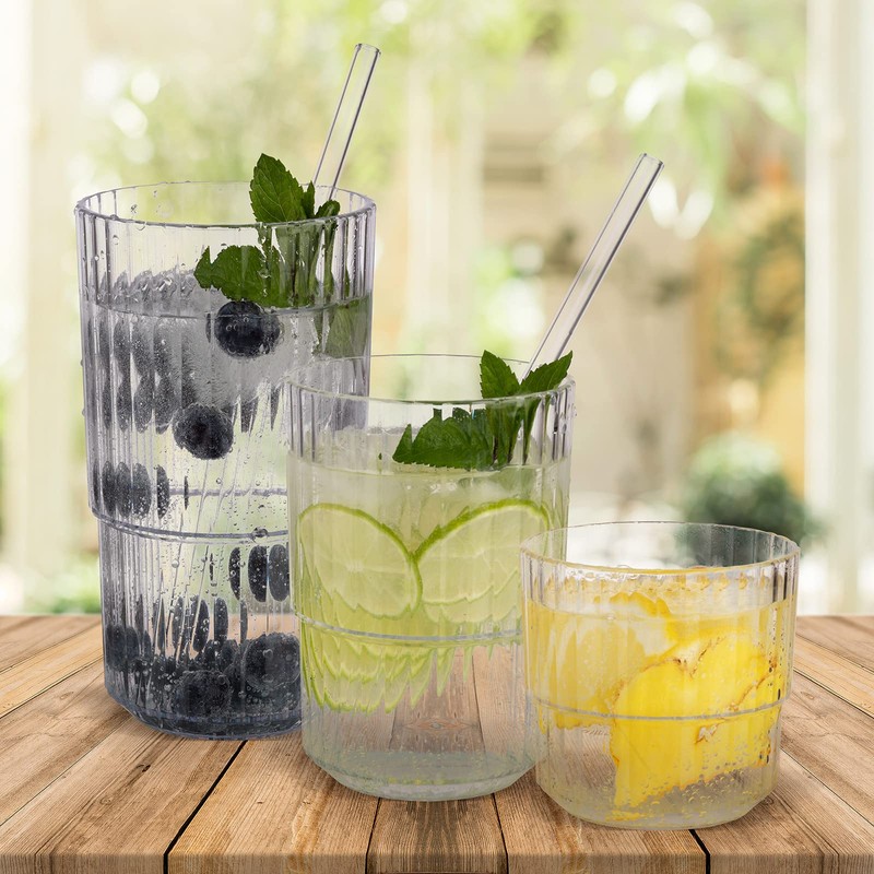 Buddy's Bar Set of 6, High-Quality 220 ml Tritan Plastic