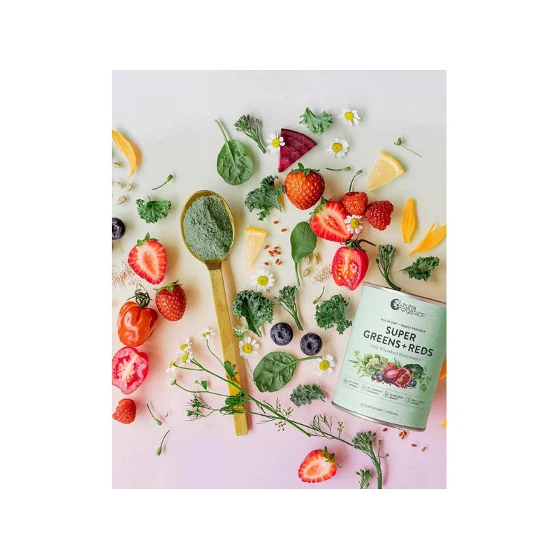 Nutra Naturals Super Greens and Reds, Watermelon Strawberry / 300g