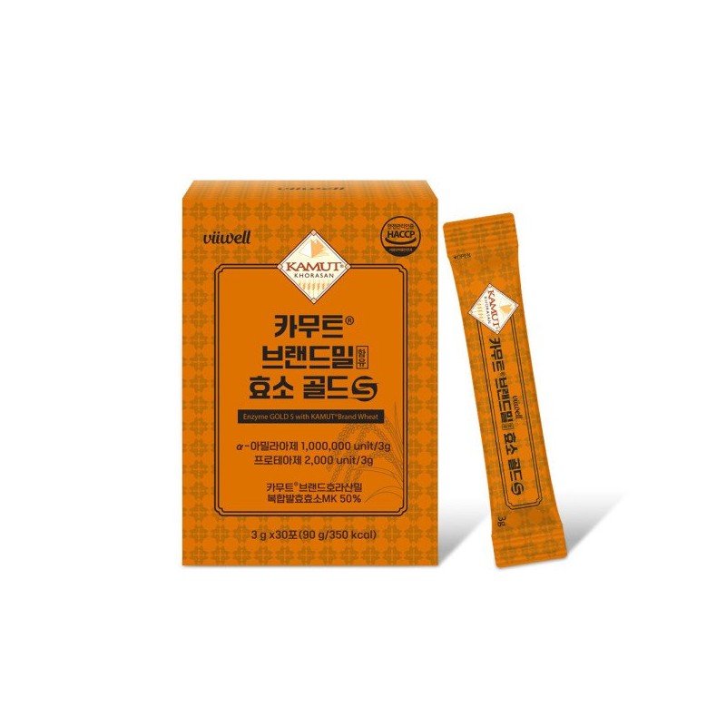 카무트효소분말 브랜드밀 함유 골드 호라산밀 프리미엄 효능 90g Kamut Enzyme