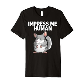 Cool Chinchilla For Men Women Animal Lover Rodent Zookeeper Premium T-Shirt