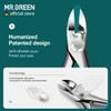 MR.GREEN Splash Resistant Nail Scissors Stainless Steel Nail Clipper Pedicure