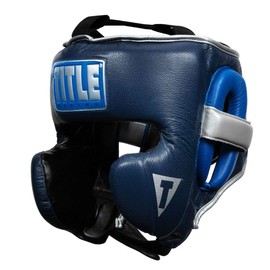 Title Boxing Royalty Headgear, Royal/Navy, Large