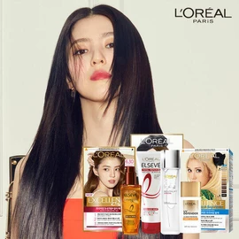 L'Oréal Paris [로레알파리] 엑셀랑스 크림 염모제 4개+헤어제품100ml(랜덤) [[00005] 5.35호] [L'Oréal Paris] Excellence Cream Hair Color 4 Packs + Hair Product 100ml (Random) [[00005] Shade 5.35]