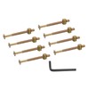 PATIKIL 8 Set Bunk Bed Bolts and Nuts Kit, M6x80mm