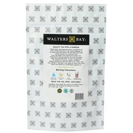 Walters Bay Blueberry Pomegranate Iced Tea, 12 Count, Quart Sized Tea Bags, Ceylon Black Tea, Unsweetened, Wild Blueberry Pomegranate Flavor, 100% Hand Plucked, Sri Lankan Tea