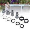 Pool Hose Adapter Replacement Hose Adapter with Collar for Threaded