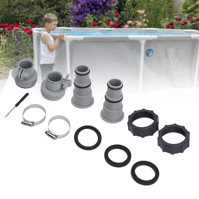 Pool Hose Adapter Replacement Hose Adapter with Collar for Threaded