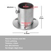 YIDU69Q 10 Pcs Stainless Steel Pole Sockets Fit OD 1"