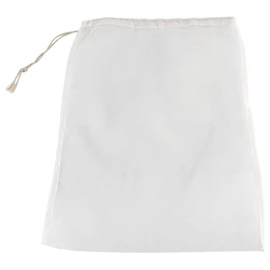100 bolsas de filtro de vino de malla, reutilizable, con cordón, lavable, de malla fina, bolsas de colador de alimentos, para vino, cerveza, elaboración de cerveza, café, jugo de fruta, colación de mermelada (7.9 x 11.8 pulgadas)